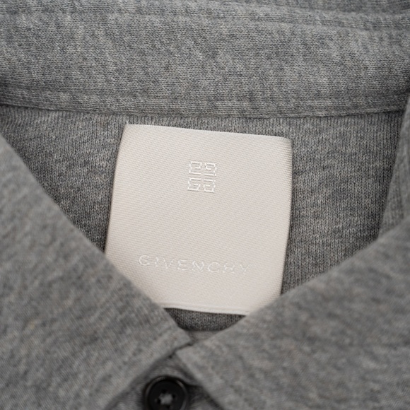 size 39 Givenchy College Shirt Grey Melange - Picture 4 of 7